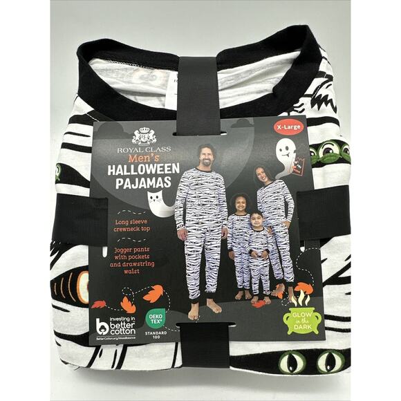 New Royal Class Men’s Mummy Halloween XLarge Glow In The Dark NEW - Picture 1 of 1